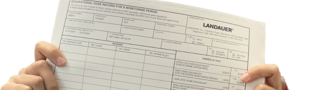 Ors News2use Nrc External Exposure To Ionizing Radiation Form 5